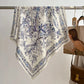 Vintage Inspired Toile Print Scarf