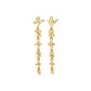 Trace Flower Drop Earrings