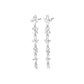 Trace Flower Drop Earrings