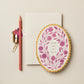 Violet Flora Thank-You Card