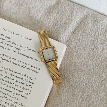 Violet Square Face Watch