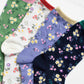 Wildflower Cotton Crew Socks