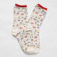 Wildflower Cotton Crew Socks