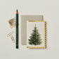 Evergreen Tree Mini Christmas Card