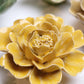 Ceramic Flower - Burnt Yellow Rose