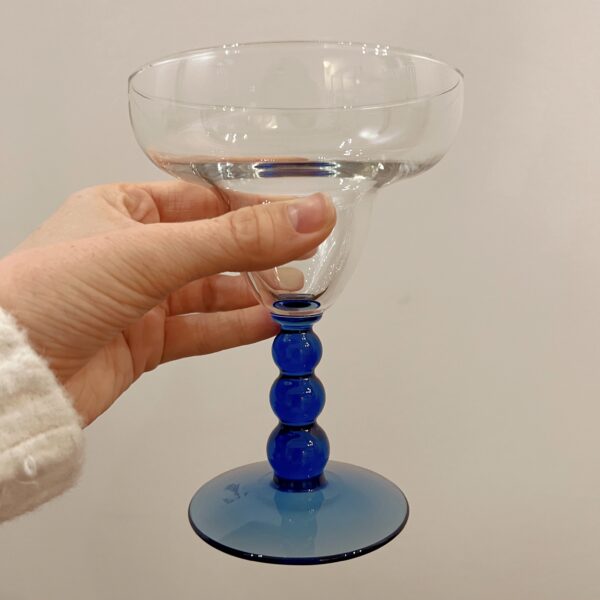 Cobalt Stem Margarita Glasses (set of 2) - Image 2