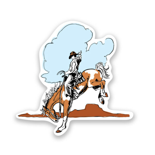 Cowboy Clouds Sticker – Far & Wide Kamloops