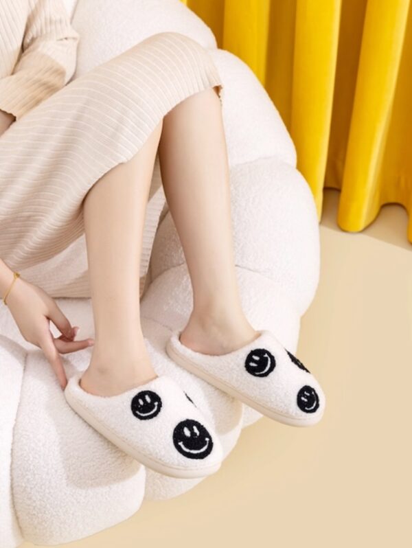 Smiley Plush Slippers