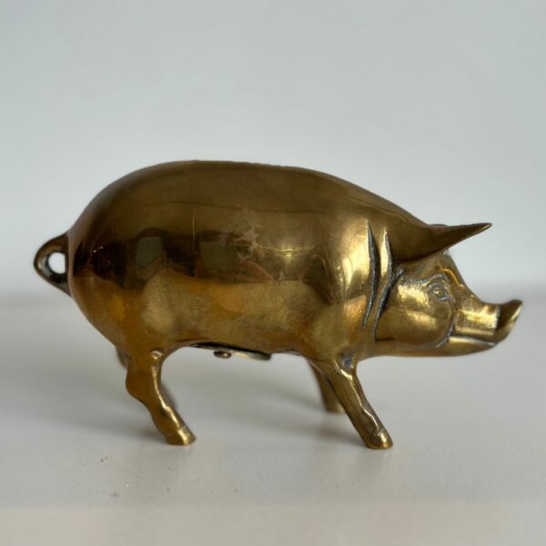 Brass Piggy Bank - Image 2