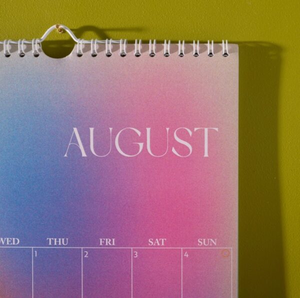 Gradient Grid Academic Year Calendar - Image 3