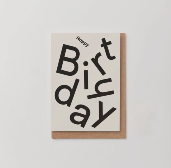 Happy Birthday Letters Card – Far & Wide Kamloops