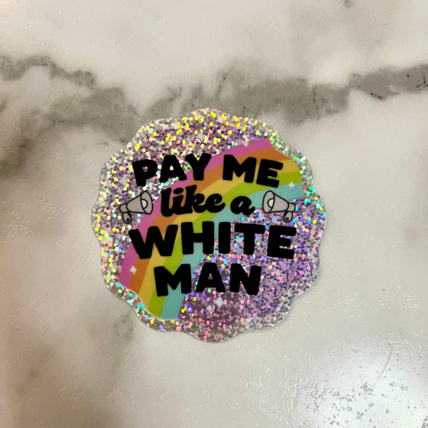 Hollographic Sticker - Pay Me