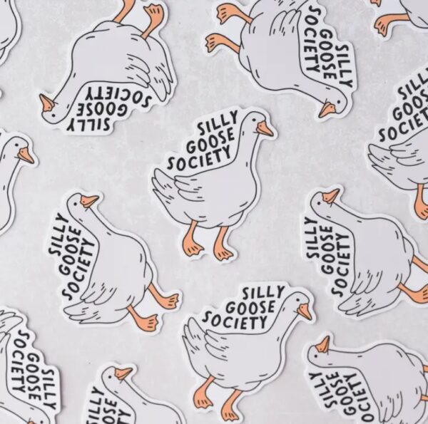 Silly Goose Sticker