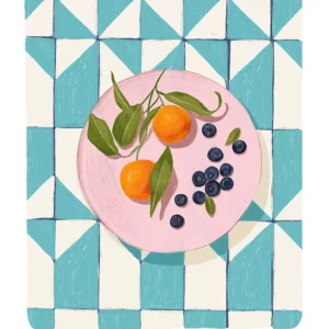 Citrus + Berries Print