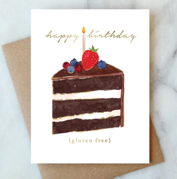 Gluten Free Birthday Card