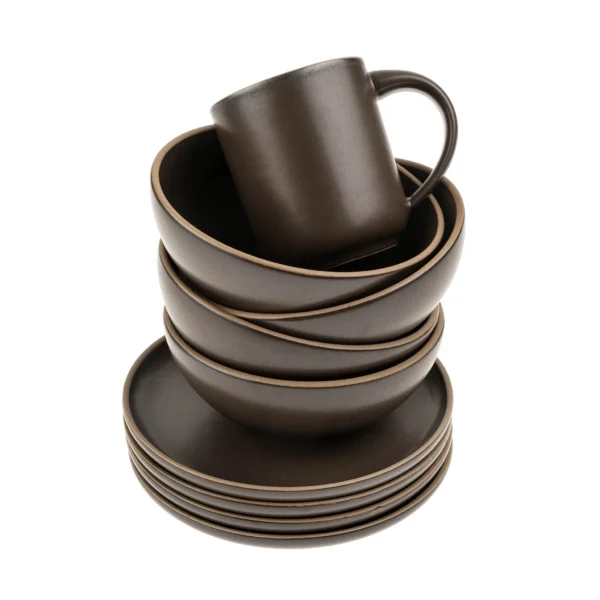 Rowe Dinnerware - Espresso - Image 2