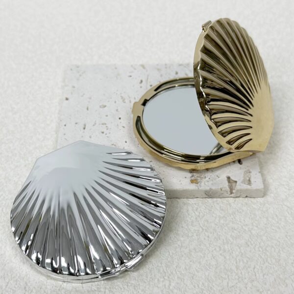 Shell Shaped Pocket Mirror