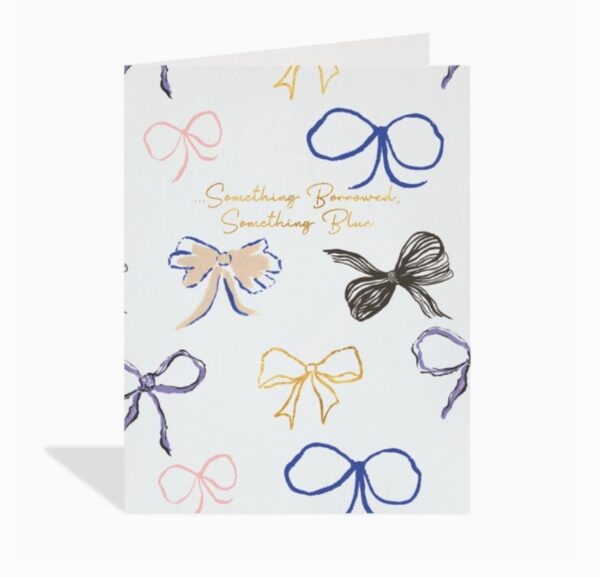 Something Blue Wedding Card