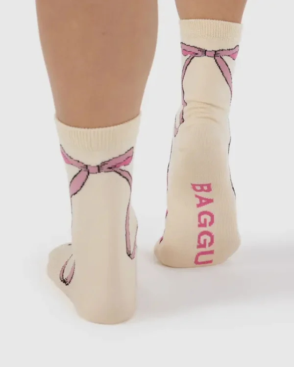 Baggu Socks - Pink Bow